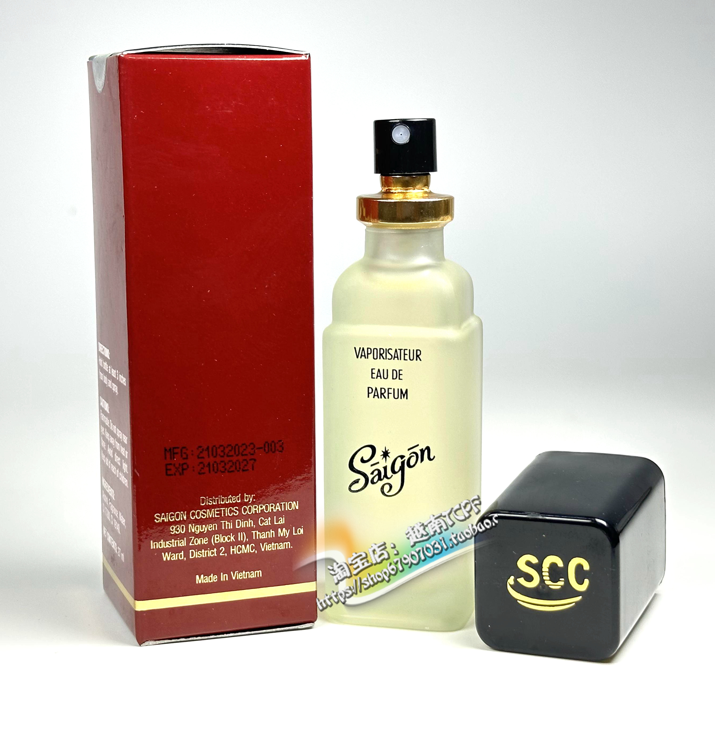 Аутентичные вьетнамские духи Саигон №1 (новая упаковка) красные женские духи, интенсивный аромат 27 мл