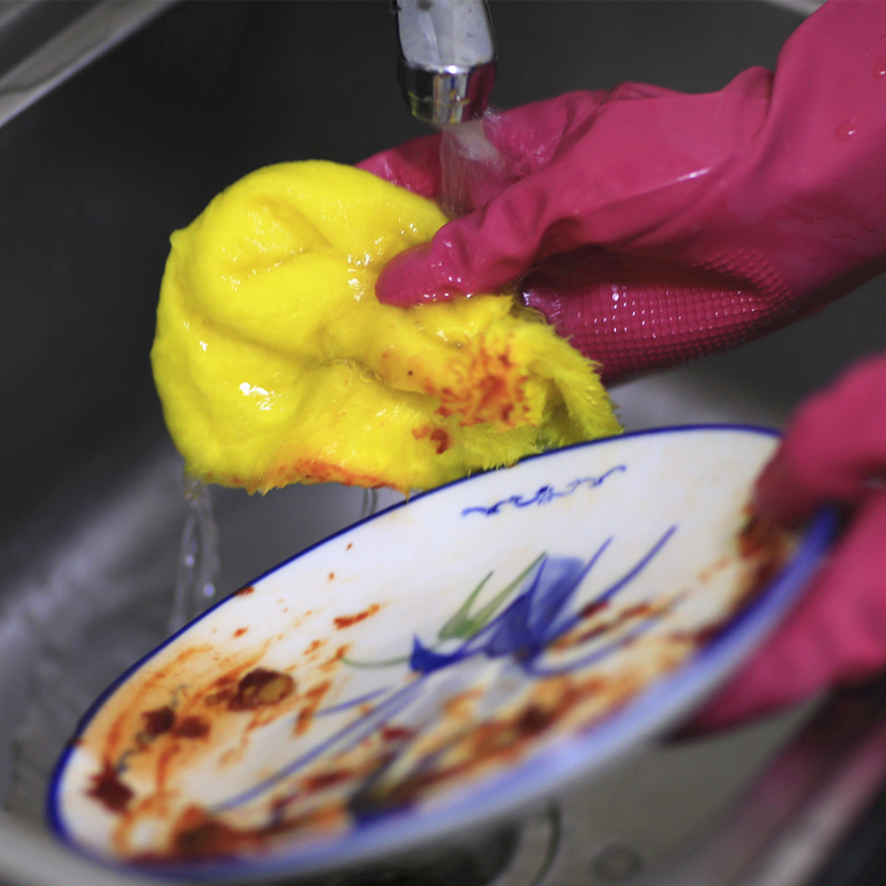 Бесплатная доставка волшебной тряпки Yunlei, толстая кухонная салфетка, оригинальный товар из супермаркета, не оставляет жирных пятен, мягкая, впитывающая и прочная