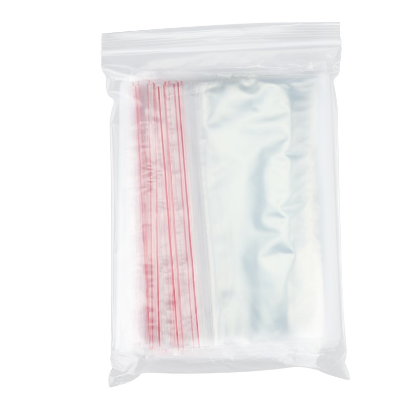 9号20*28cm*8丝自封袋透明PE密封包装食品袋加厚塑封口保鲜袋100