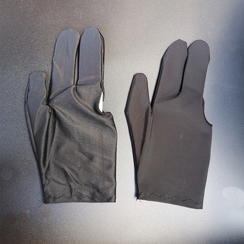 Бильярдная перчатка с открытыми тремя пальцами, белый хлопок, профессиональная для судей, универсальный размер, унисекс