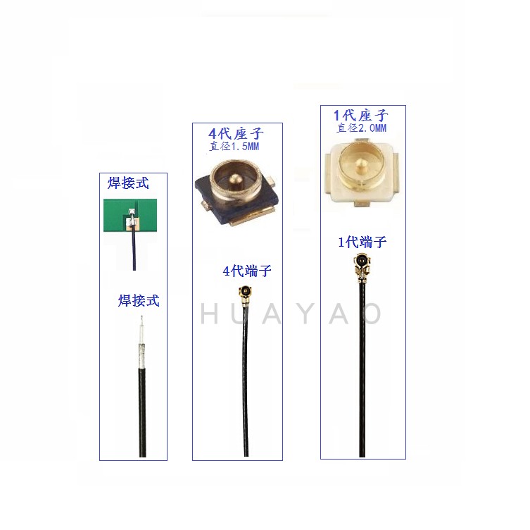 2.4G 3DBI медная трубчатая антенна для беспроводного WiFi-модуля с встроенной всенаправленной антенной, разъем IPEX 1-го и 4-го поколения