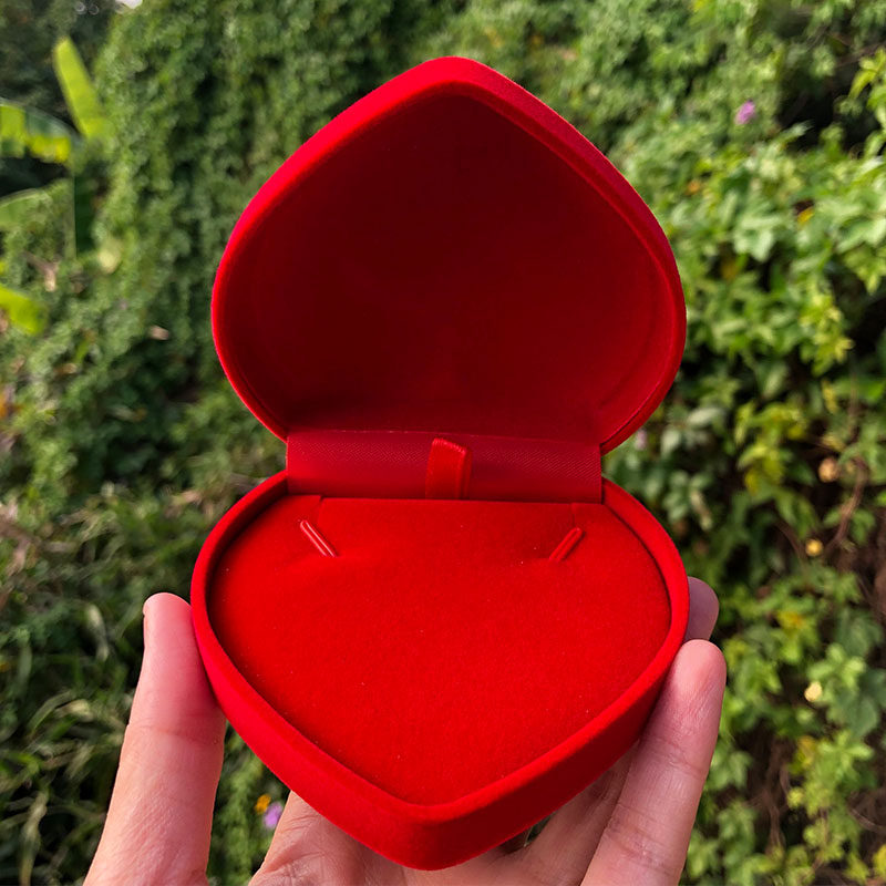 Ювелирная коробка Nanxiang с золотым бархатным покрытием для ожерелий, индивидуальный логотип, свадебные аксессуары, прямые продажи с фабрики