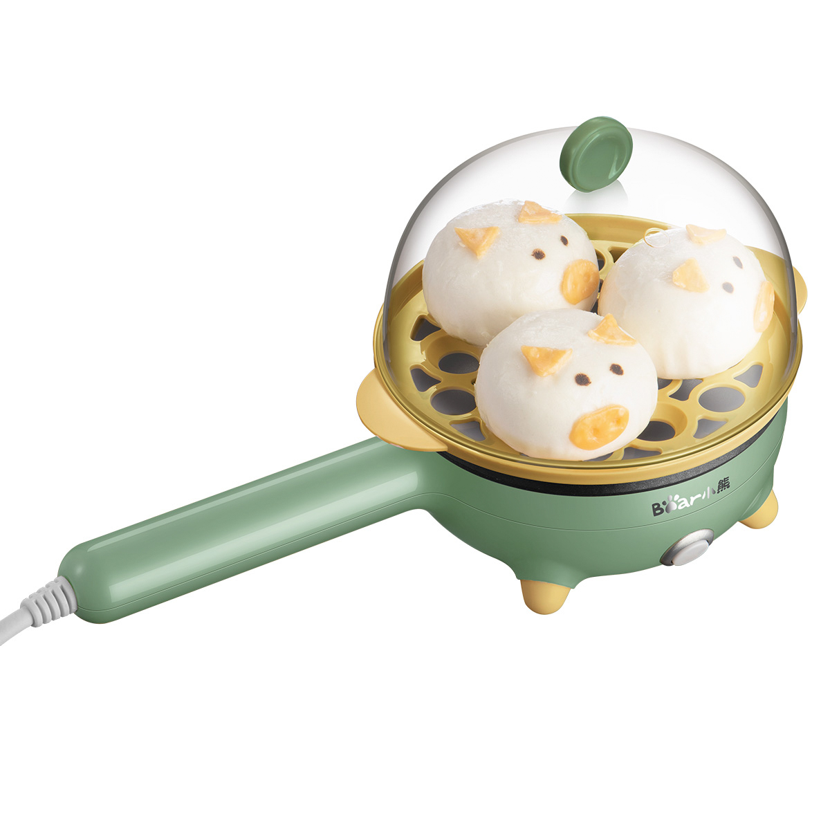 Мини-электрическая яичница Bear, варенник и пароварка с автоматическим отключением