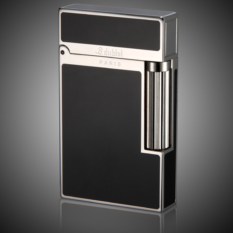 正品法国都柏特朗声打火机充气男士高档气体不防风纯黄铜高端定制