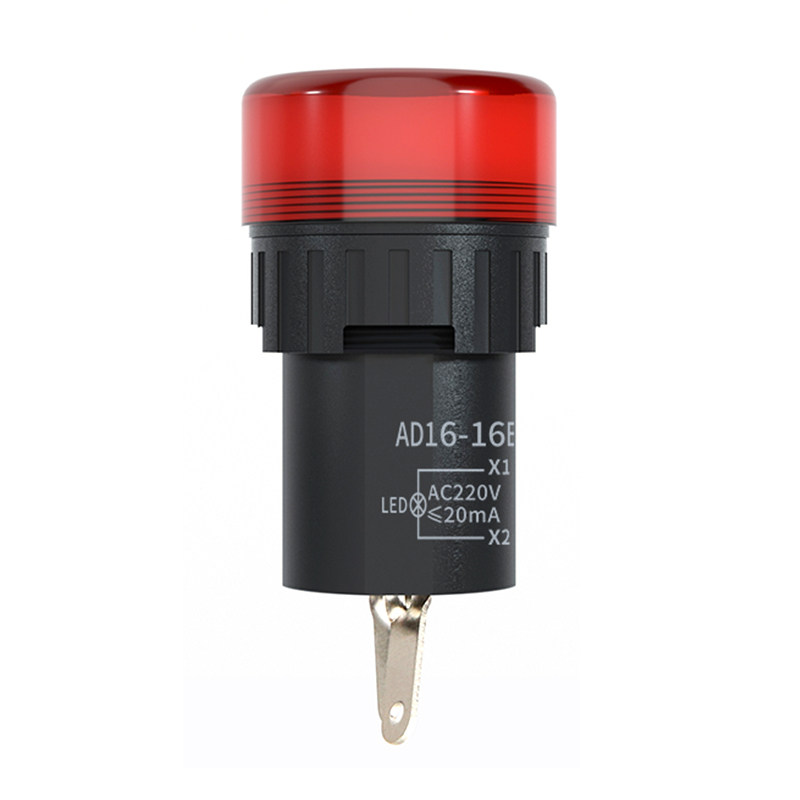 LED指示灯信号灯AD16-16E直径16MM红黄绿蓝白12V24V110V220V380V