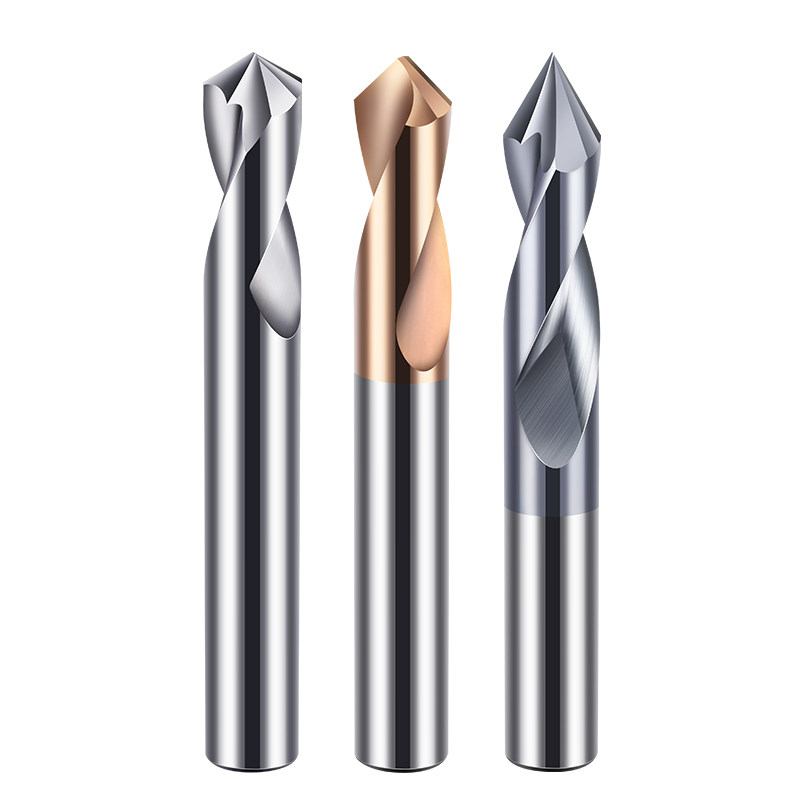 45度钨钢合金倒角刀无毛刺铝用钢用二刃30度60度90度定点钻120°