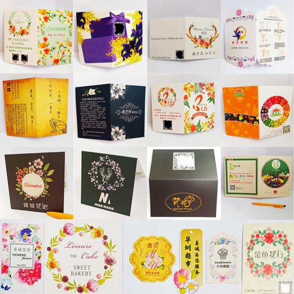 Цветные декоративные таблички для выпечки на заказ - маленькие карточки и бирки с надписью 'С днем рождения'