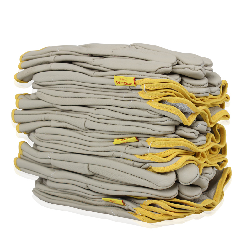 Водительские сварочные перчатки из кожи первого слоя, прочные, термостойкие, защитные перчатки для сварщиков