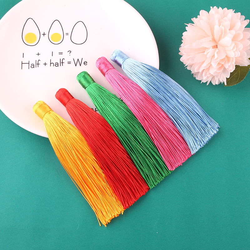 Большой автомобильный подвес с кисточками и китайским узлом, аксессуары из нитей кисточки, ручная работа DIY украшения, подвес в древнем стиле