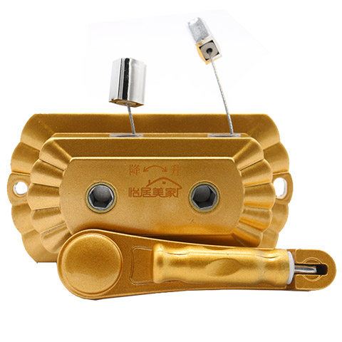 Ручной привод Yiju Meijia для балконной подъемной сушилки с двумя перекладинами, универсальный ремонтный внутренний подъемник