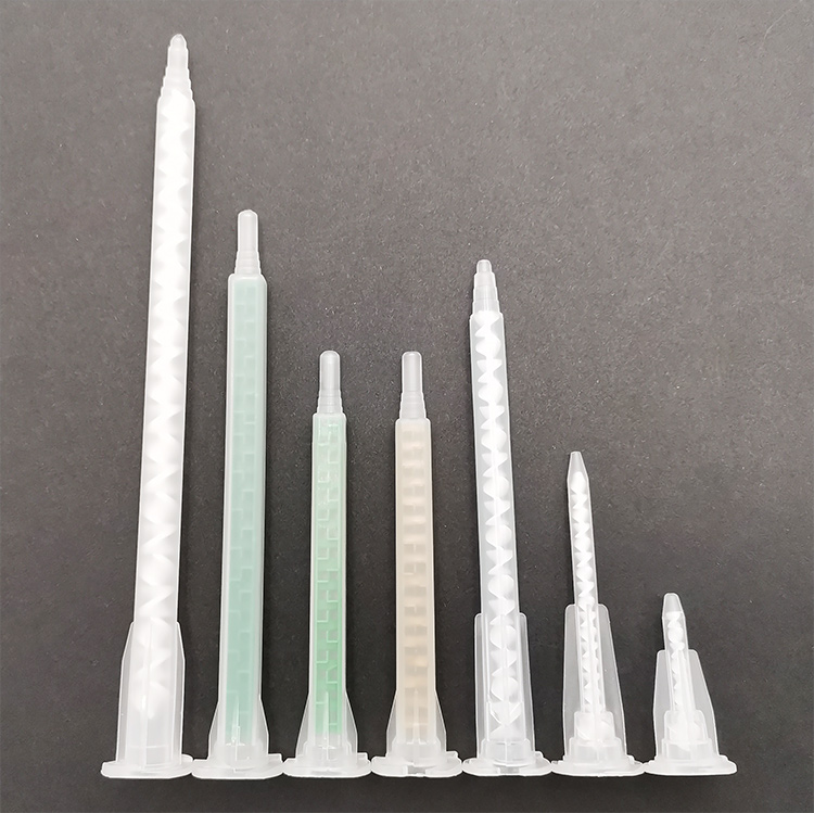 Байонетная статическая смешивающая трубка на 17 секций, квадратная мешалка, круглая 24-секционная AB сопло для смешивания клея, 8-секционная клеевая трубка