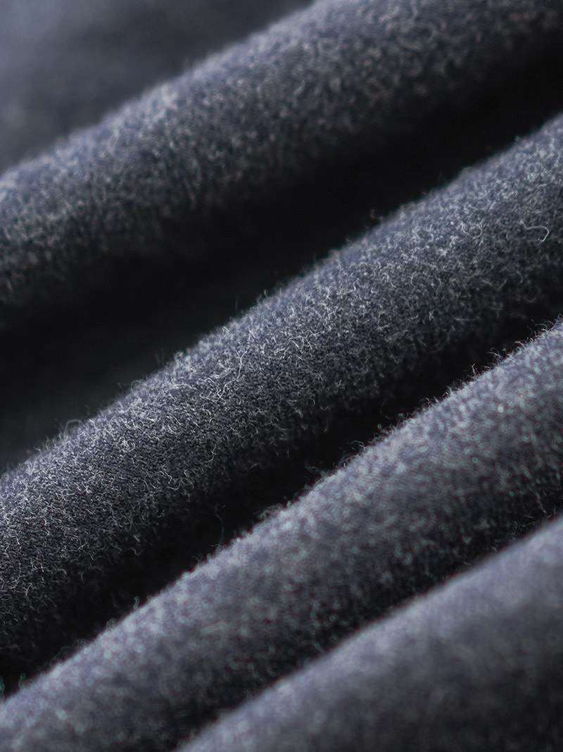 Осенняя оригинальная мужская рубашка с длинным рукавом слим-фит в стиле Юй Вэньлэ, темно-синяя, чистый хлопок, повседневная молодежная рубашка