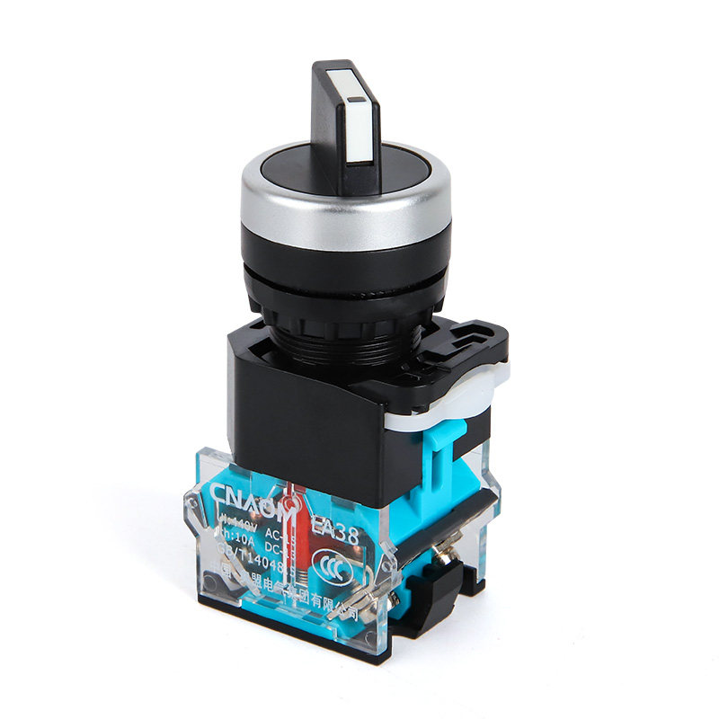 Переключатель с ручкой LA38-11X2 20X3 кнопочный переключатель 2 позиции 3 позиции 22 мм
