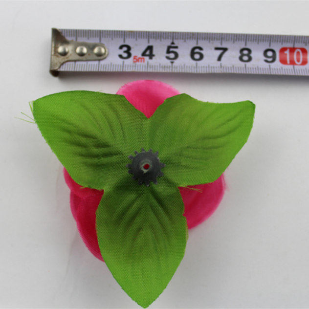 Ручной DIY букет с искусственными головками розы, букет роз, искусственные цветы из шелка и пластика, декоративные цветы