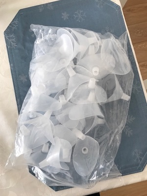 Мундштук для спирометра универсальный утолщённый стерилизуемый для тестера лёгочной ёмкости