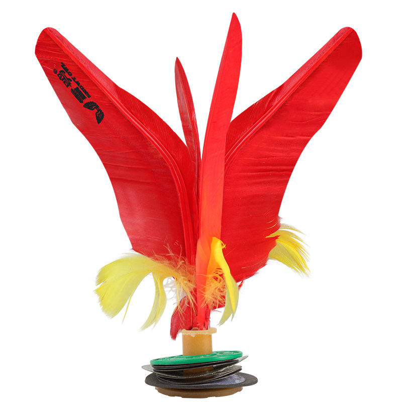 Специальный высокоэластичный волан на перьях "Good Friend Snow Owl" для соревнований по киданию, фитнеса взрослых и спорта детей начальных классов