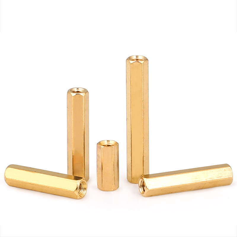 Двухсквозной шестиугольный медный столбик M2 M3 M4 M5 M6 с двумя головками, изолирующая гайка, пустой корпус, медный столбик для материнской платы