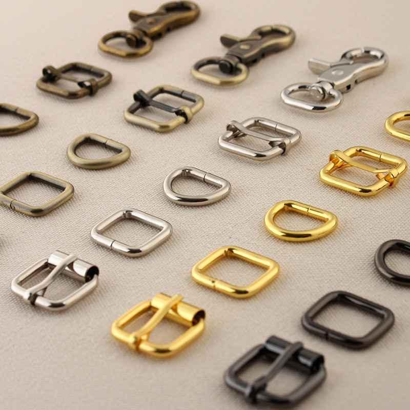 Внутренний диаметр 20 мм, диаметр проволоки 3,8 мм, аппаратные аксессуары для ремешков, пряжка-собака, квадратная пряжка, японская пряжка, карабин, пять цветов 8023