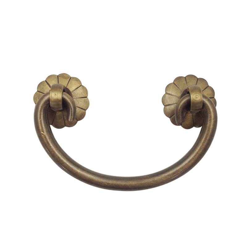 Медные ручки для дверей шкафов из чистой латуни, ручки для ящиков, китайский антикварный стиль, фурнитура из камфорного дерева