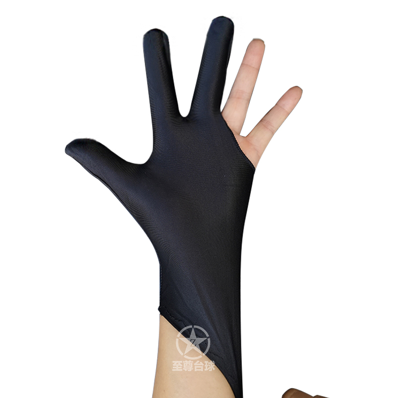 Бильярдная перчатка с открытыми тремя пальцами, белый хлопок, профессиональная для судей, универсальный размер, унисекс