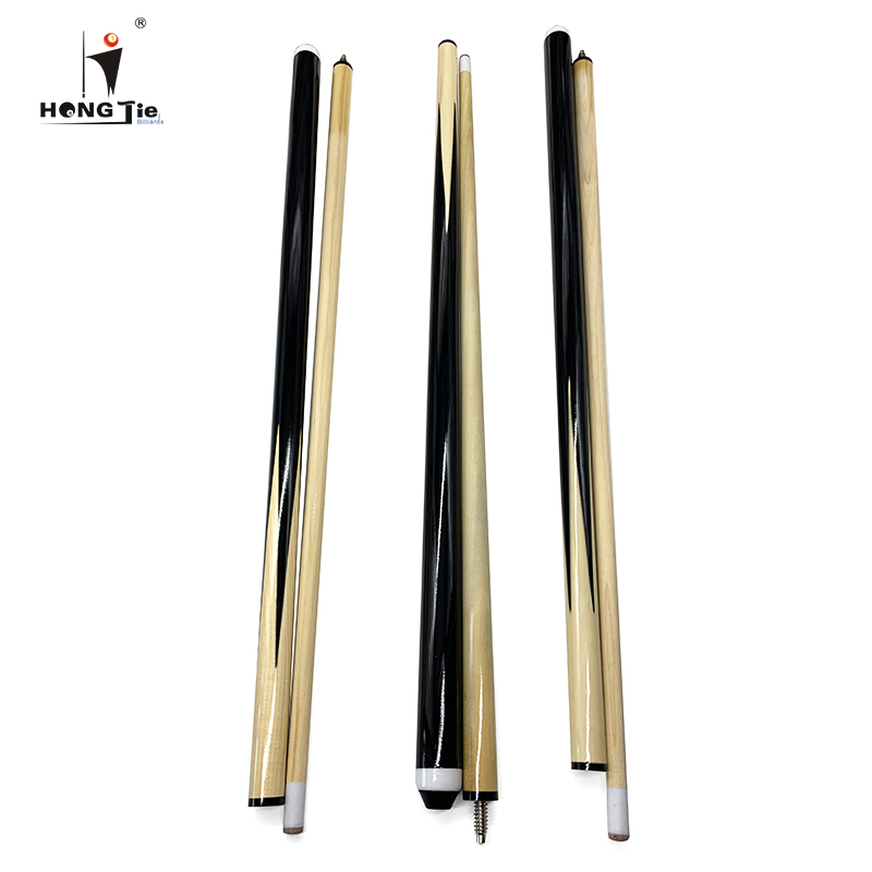 Кий для бильярда из белого дерева с большим наконечником 13 мм для английского и американского формата «Черный 8», двухсекционный, разборный, для начинающих