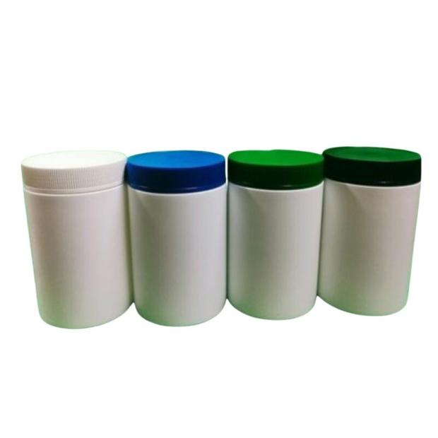 Пластиковые бутылки 1000/2000 мл, широкое горло для упаковки порошков, прямые цилиндрические бутылки, флаконы для дозирования, пустые бутылки для твердых веществ