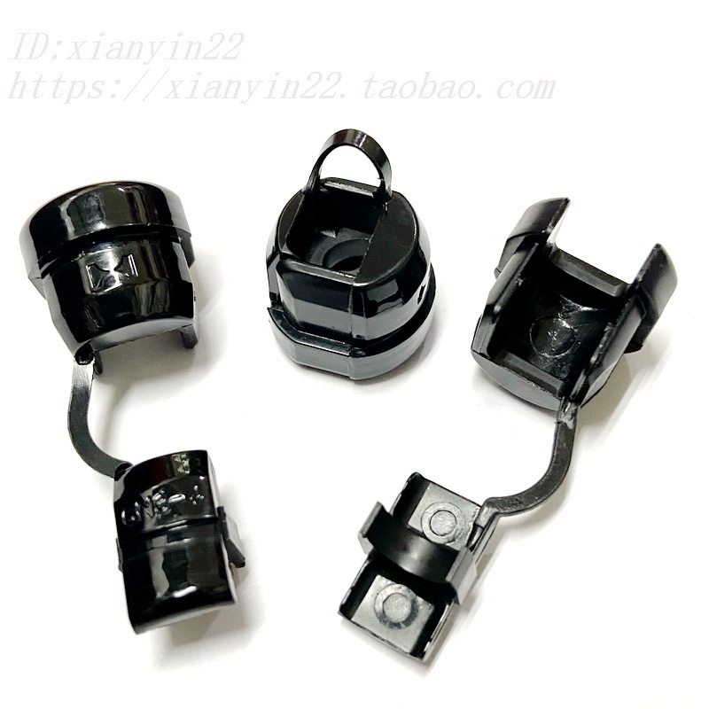 6N3-4 Chassis Power Cable Clamp Protective Ring Tight-fitting Cable Sleeve Plastic Nylon Material Black