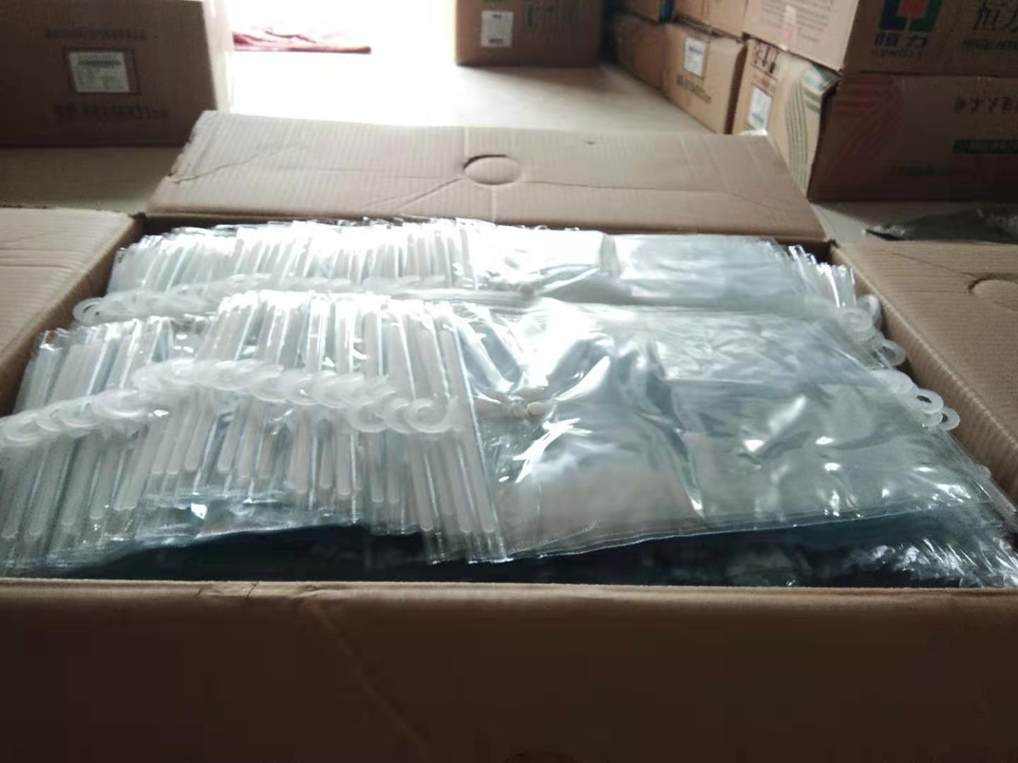 Manufacturer Customized PVC Hook Bags PVC Packaging Bags Button Bag Hook Bag Cross Stitch Hook Bag PVC Bags