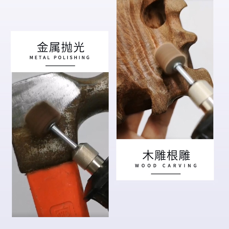 Sandpaper Grinding Head with Mandrel 13mm Flap Sandpaper Wheel, Sandpaper Polishing Wheel 3mm*12*13 Cloth Polishing Wheel