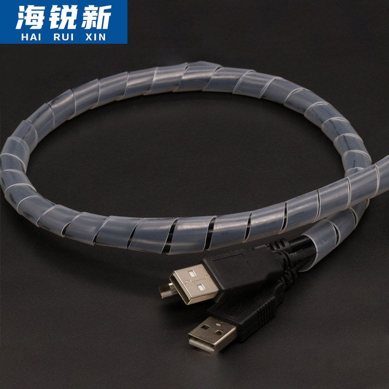 Спиральная защитная трубка для проводов 6/8/10мм, органайзер для проводов