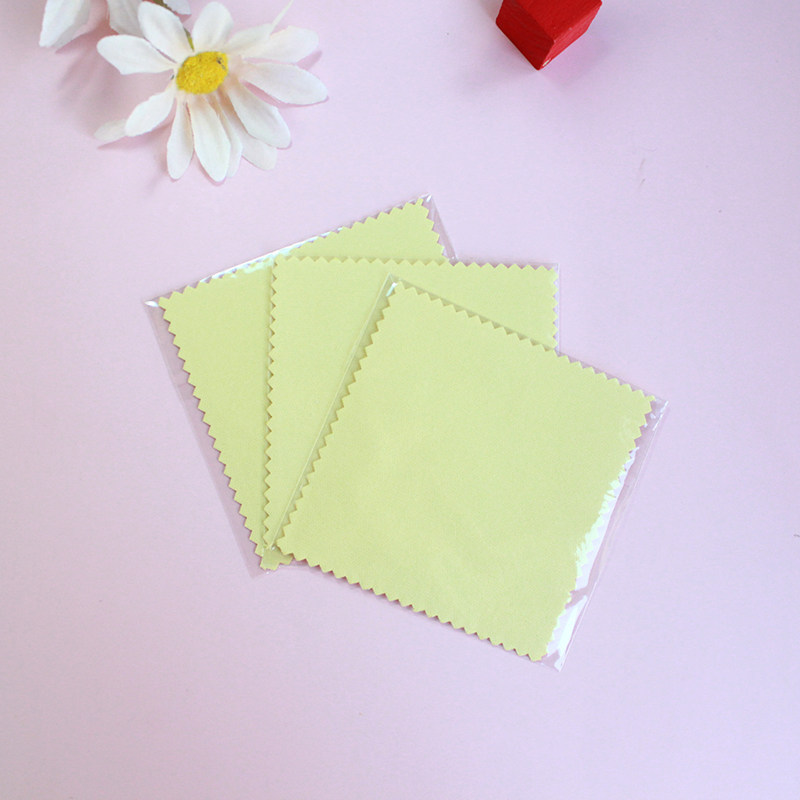 100 штук бесплатная доставка 8x8 см сверхтонкая микрофибра для полировки замшевые тряпки для серебра индивидуальная упаковка OPP без ворса