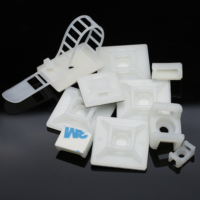 Фиксированная основа с клеем регулируемый самоклеящийся 3M нейлоновый стяжкой HS седло присоска позиционирующая клипса для проводов и сетевых кабелей