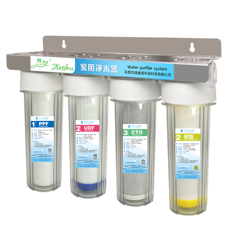 10-дюймовый четырехступенчатый предфильтр ультрафильтрации для кухни прямого питьевого водоочистителя, аквариумной воды, очиститель воды из водопровода