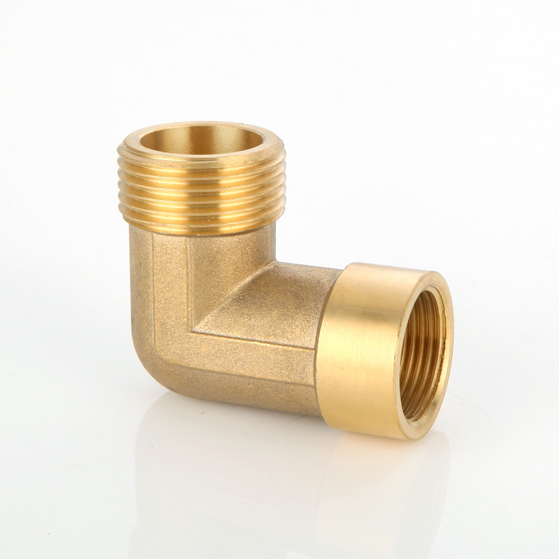 Утолщённый медный уголок 4/6 дюйма, 1 дюйм, удлинённая внешняя/внутренняя резьба, переходник для водяных и газовых труб