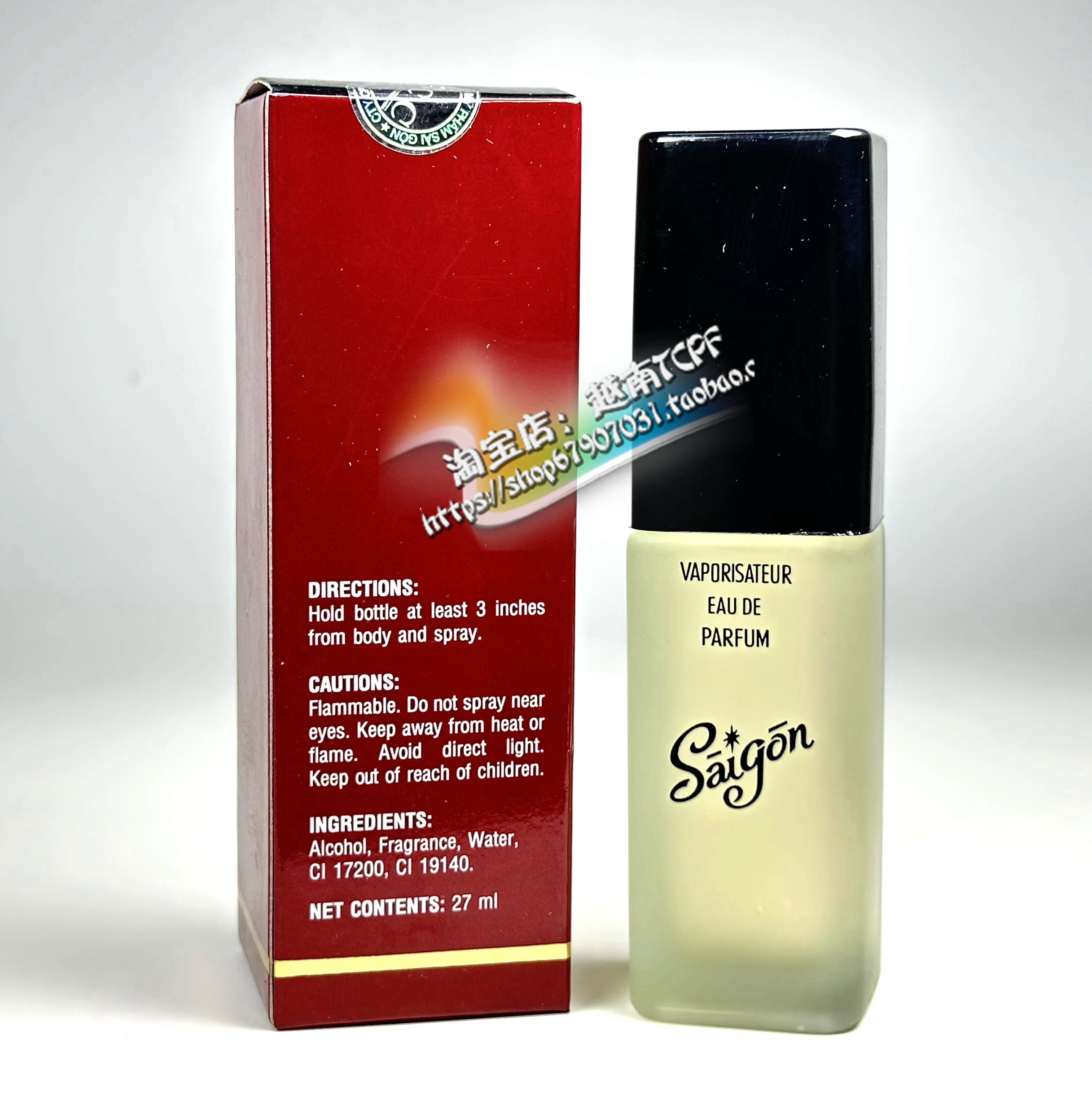 Аутентичные вьетнамские духи Саигон №1 (новая упаковка) красные женские духи, интенсивный аромат 27 мл
