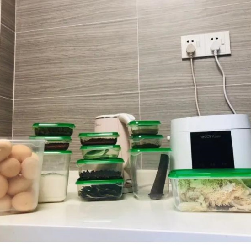 Набор из 17 прозрачных пищевых контейнеров IKEA Пота пластиковые ланч-боксы герметичные кухонные контейнеры для холодильника, отечественная покупка