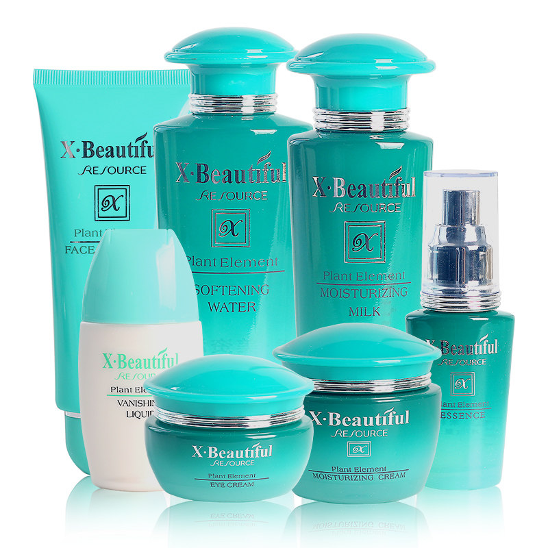 Набор воды и лосьона Xiumei Resource Ziyuan официальный оригинальный косметический продукт с растительным увлажняющим лосьоном, эссенцией и тональным кремом