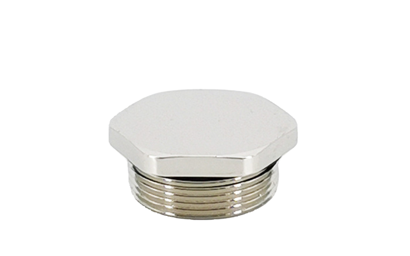 Металлическая никелированная внешняя шестигранная водонепроницаемая заглушка с резьбой M метрическая немецкая резьба