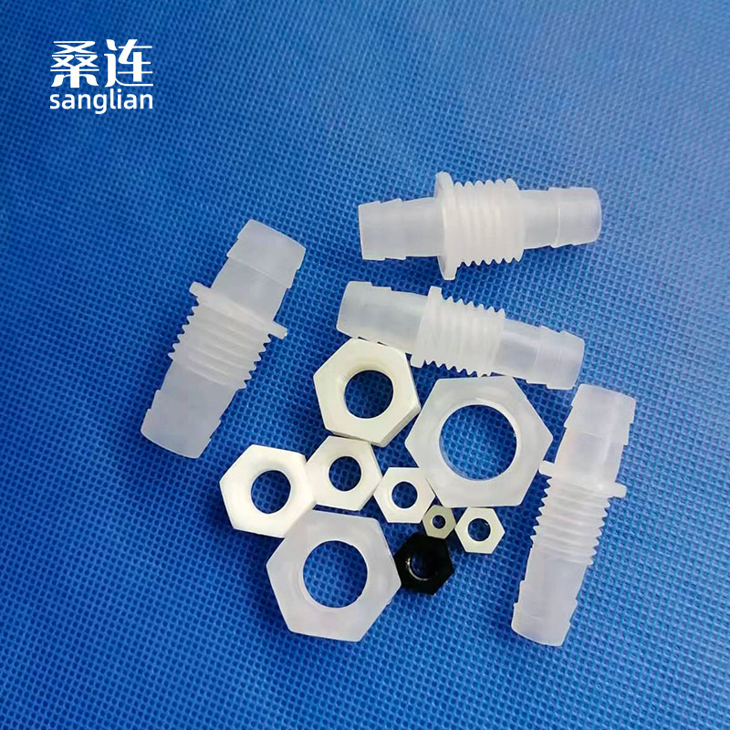 Прямой зажимной проходной соединитель для пластиковой шланговой арматуры, аквариумные аксессуары, проход через стену и панель M10121416 с резьбой