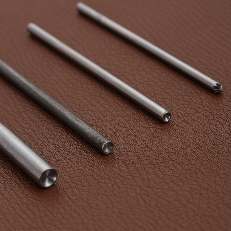 Инструменты для установки фурнитуры Ручная работа DIY Кожа Кнопки-застёжки Заклёпки Люверсы Грибовидные гвозди Набор из 24 штук разных размеров