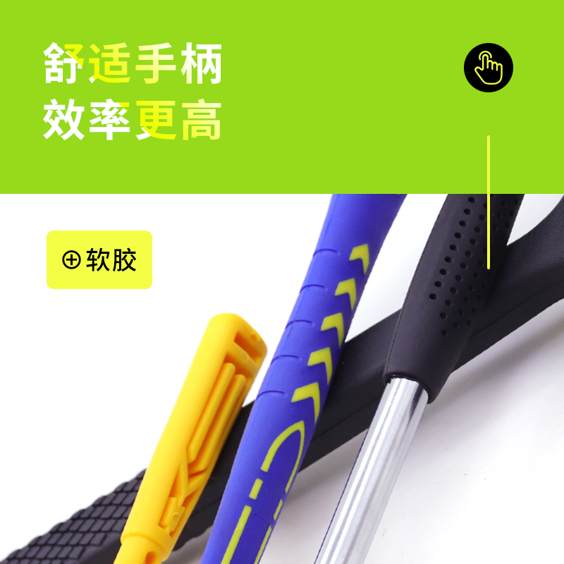 Steel Pipe Handle Rubber Hammer Mallet for Tiles Floor Rubber Small Plastic Installation Hammer