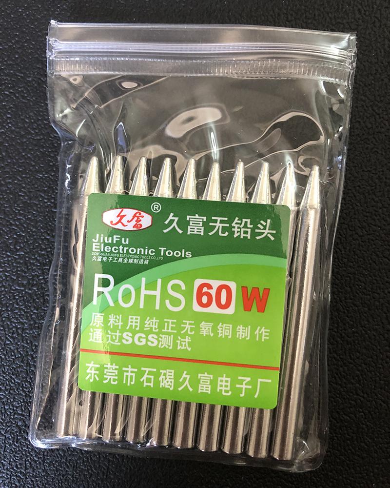 Jiufu 30W 40W 60W бессвинцовый круглый наконечник бессвинцового электрического паяльника с внешним нагревом, цельный
