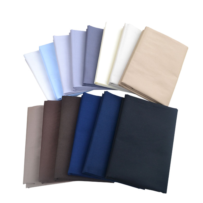 Pure Cotton Unisex Shirt Dress Solid Black and White Fabric Spring Summer Poplin Hanfu Baby Clothes Material Two Meters Free Shipping