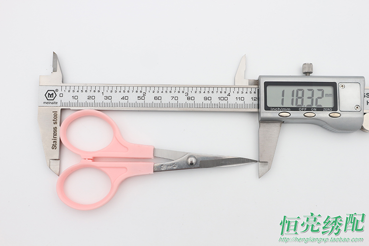 Ножницы 4,5 дюйма для компьютерной вышивальной машины Ван Вучуань - нержавеющая сталь с изогнутым наконечником для крестиком