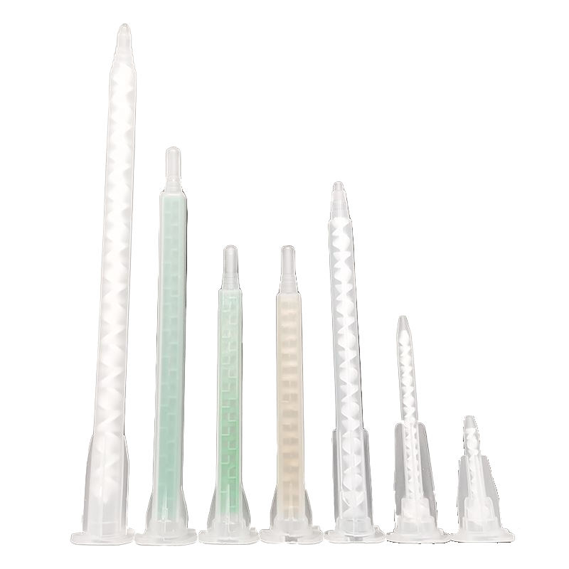 Байонетная статическая смешивающая трубка на 17 секций, квадратная мешалка, круглая 24-секционная AB сопло для смешивания клея, 8-секционная клеевая трубка