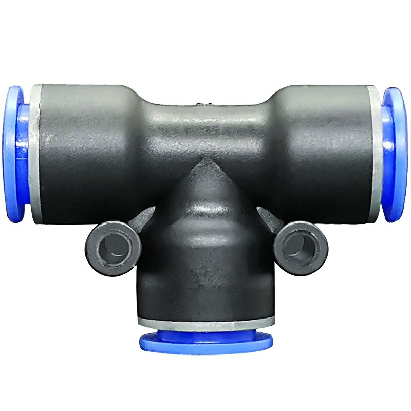 Оригинальный быстроразъемный пластиковый фитинг для пневматического шланга Yiri EPE Т-образный (4 6 8 10 12 14 16)мм