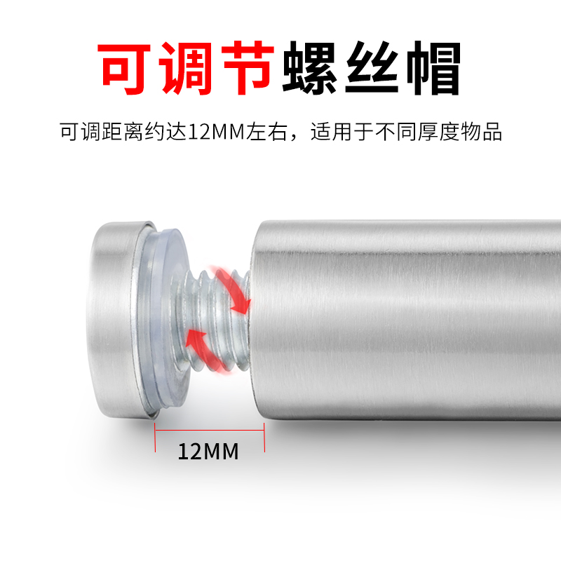 Рекламные гвозди из нержавеющей стали декоративные гвозди для зеркал акриловых панелей стеклянных крепежных винтов с резьбовыми крышками