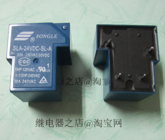 SLA-24VDC-SL-A Новый оригинальный реле Songle с одним нормально разомкнутым контактом 24V