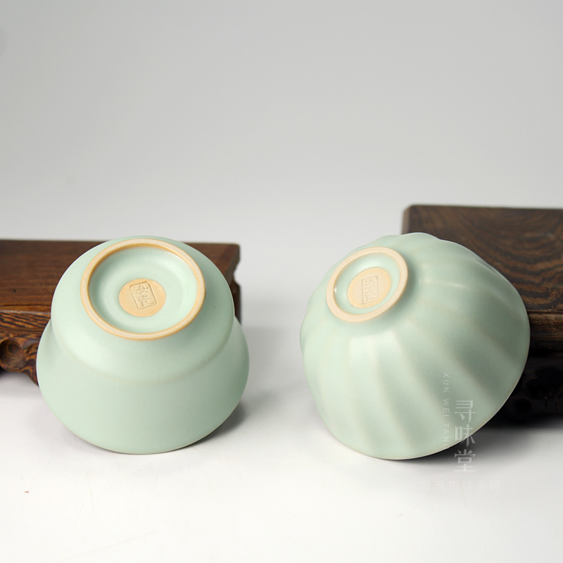 Чашка для дегустации чая Тяньцинь жулановая печь | Высококачественная оригинальная треснувшая чашка для кунг-фу чая из жу-порцеляны