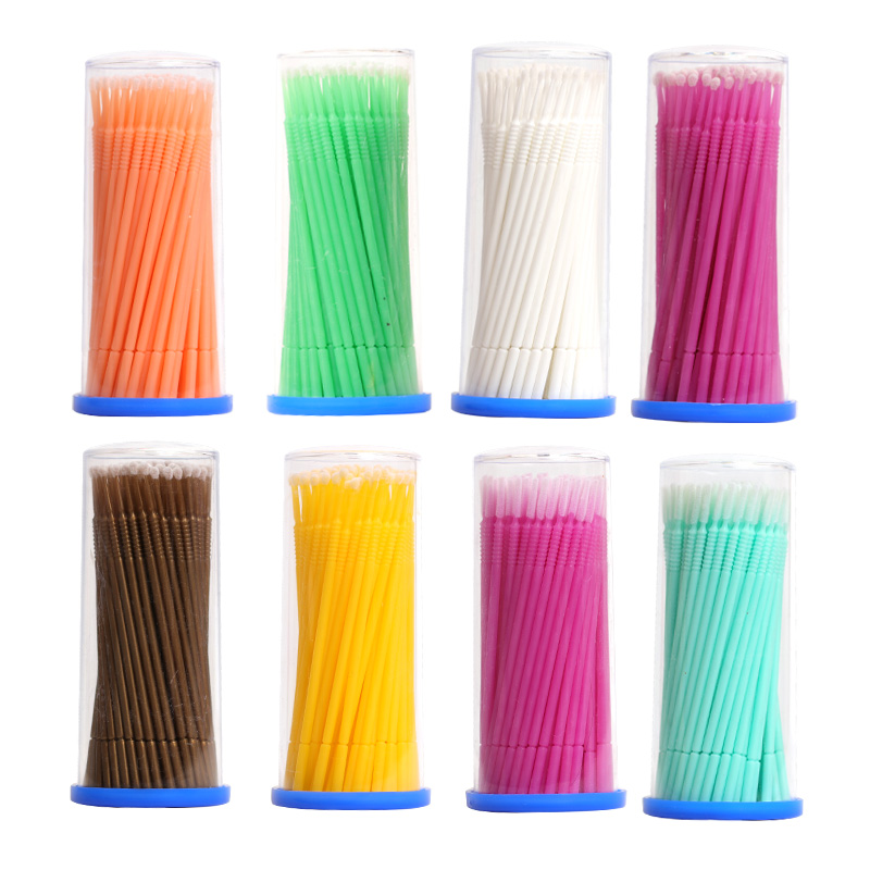 Клей для наращивания ресниц, средство для снятия клея, косметические инструменты, чистящие ватные палочки, микро ватные наконечники для снятия макияжа